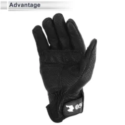 Unique Bargains Motorbike Gloves Spring Summer Breathable Smartphone Touch Black 1 Pair -Futuro Brand GUEST 1d55de50 e6d1 4d11 b085 319511db9848