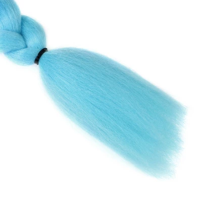 Unique Bargains Helmet Decor Pigtail Gradient Blue Dark Pink 22.83" 3 Unique Bargains Helmet Decor Pigtail Gradient Blue Dark Pink 22.83" - Image 3