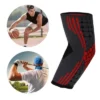 Unique Bargains Thin Elbow Pads Elbow Protection Brace Tightening Breathable Elbow Pads For Sports 1 Pcs