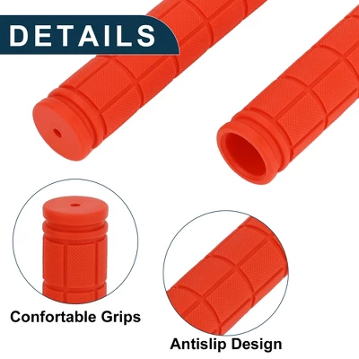 Unique Bargains Bike Handlebar Grips Covers 4.72" Length Orange 1 Pair 3 Unique Bargains Bike Handlebar Grips Covers 4.72" Length Orange 1 Pair - Image 3