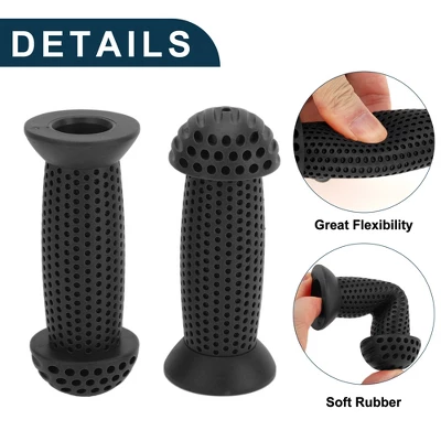 Unique Bargains Child Bike Handlebar Grips Covers 3.94" Black 1 Pair 2 Unique Bargains Child Bike Handlebar Grips Covers 3.94" Black 1 Pair - Image 2