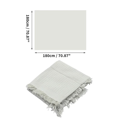 Unique Bargains 30% Cotton 70% Polyester Camping Necessities Picnic Blanket 1 Pc 5 Unique Bargains 30% Cotton 70% Polyester Camping Necessities Picnic Blanket 1 Pc - Image 5