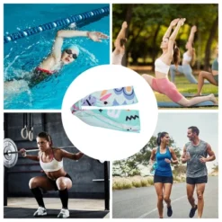 Unique Bargains Quick Dry Sports Towel 1 Pc -Futuro Brand GUEST 20385a09 912e 45ca 87a8 ce7dc10d2b15