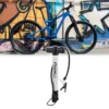 Unique Bargainsc Portable Air Gas Pump For Bike Ball Silver Tone Black