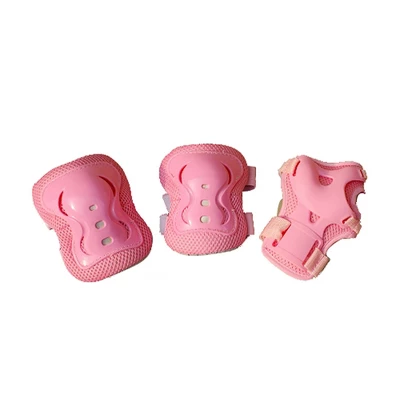 Unique Bargains Cycling Roller Skating Plastic Wrist Elbow Knee Support Brace 6 In 1 Set Protective Pads Pink White 4.9" X 3.9" 6 Unique Bargains Cycling Roller Skating Plastic Wrist Elbow Knee Support Brace 6 In 1 Set Protective Pads Pink White 4.9" X 3.9" - Image 6