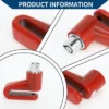 Unique Bargains Bicycle Lock Portable Ring Anti-Theft Bike Lock Motorcycle Wheel Disk Lock Red