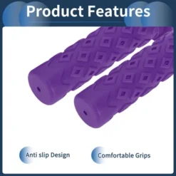 Unique Bargains Bike Handlebar Grips Covers 4.72" Long Purple 1 Pair -Futuro Brand GUEST 20d410a0 39ff 4cb9 8e9e 47d1269c3719