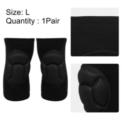 Unique Bargains Knee Brace Protection Polyester Soft Breathable Knee Pads Soft Breathable Knee Support Knee Brace For Sport Gym 1 Pair Black -Futuro Brand GUEST 215eb2ce 5e1c 4881 a28c 9bc9f97c5d54