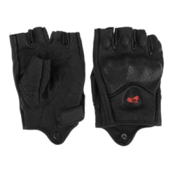 Unique Bargains Motorcycle Half Finger Gloves Black 1 Pair -Futuro Brand GUEST 21b1b3e8 9b6a 4e72 84a0 f2063267aea1