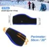 Unique Bargains Polar Fleece Stretchy Running Jogging Sweatband Ear Warmer Headbands 2 Pcs