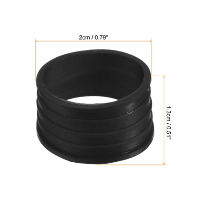 Unique Bargains Silicone Non-Slip Wear-Resistant Tennis Badminton Racket Handle Grip Rings 4 Pcs 1 Unique Bargains Silicone Non-Slip Wear-Resistant Tennis Badminton Racket Handle Grip Rings 4 Pcs