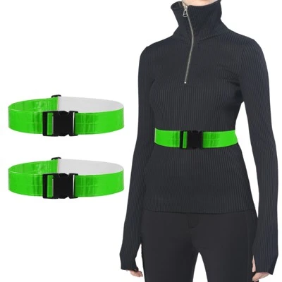 Unique Bargains Adjustable High Visibility Running Reflective Belt For Motorcycling Cycling 2 Pcs 6 Unique Bargains Adjustable High Visibility Running Reflective Belt For Motorcycling Cycling 2 Pcs - Image 6