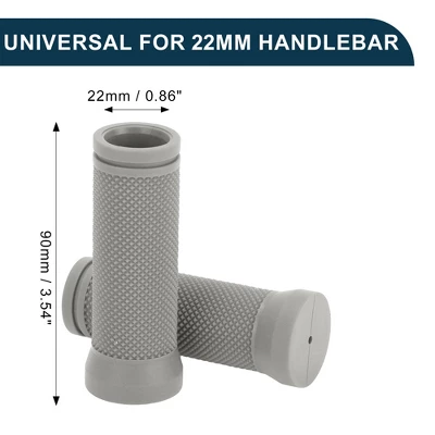 Unique Bargains Bike Handlebar Grips Covers 3.54" Gray 1 Pair 4 Unique Bargains Bike Handlebar Grips Covers 3.54" Gray 1 Pair - Image 4