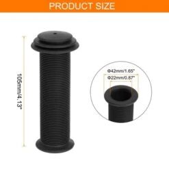 Unique Bargains Rubber Non-Slip Mushroom Fit 7/8 Inch Bike Handlebar Grips 1 Pair 4.13"