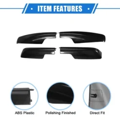Unique Bargains Car Roof Rack Side Rails End Cover Cap Compatible For Toyota Highlander 2001-2007 Black 4pcs -Futuro Brand GUEST 26670d67 751b 4dec abf0 6297f9707831