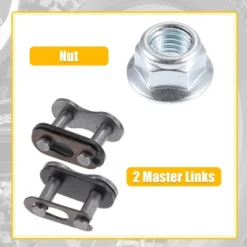 Unique Bargains Motorcycle Mini Bike Chain Tensioner Roller With Spring 420 Chain 42L Link MB165 MB200 1 Set -Futuro Brand GUEST 267899f8 384c 4170 8708 a1ba40d0acbc