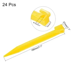 Unique Bargains Plastic Ground Pegs With Hook For Outdoor Camping