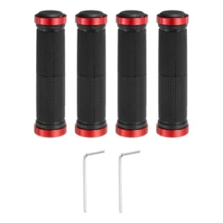 Unique Bargains Non-Slip Mushroom Double Lock-on Bike Handlebar Grips 5.12" 2 Pairs With Hex Wrench -Futuro Brand GUEST 282d43f6 412a 4547 ae9e 9c076c269861