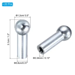 Unique Bargains Home Gym Workout Machine Kits Accessories Cable Ball Stoppers 20 Pcs