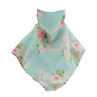 Unique Bargains Flower Triangle Earloop Neck Gaiter 1 Pc 5 Unique Bargains Flower Triangle Earloop Neck Gaiter 1 Pc - Image 5