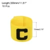 Unique Bargains Nylon Elastic Soccer Protective Captain Armband For Team Training 10 Pcs