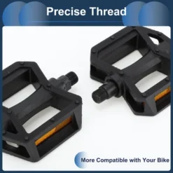 Unique Bargains Bicycle Pedals 9/16" Spindle Plastic For Road Mountain BMX MTB Bike Black -Futuro Brand GUEST 299fd5d4 d209 4c6a a293 709159ad8291