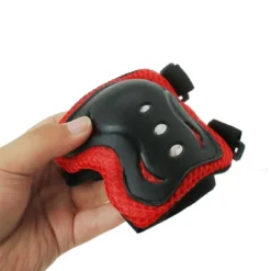 Unique Bargains Skating Bike Skateboard Sports Protective Palm Wrist Elbow Knee Support Brace Set Protective Pads Red Black 5.9" X 4.3" -Futuro Brand GUEST 29a5ff1b ef6c 4d22 847c 1b6a5deaf3db