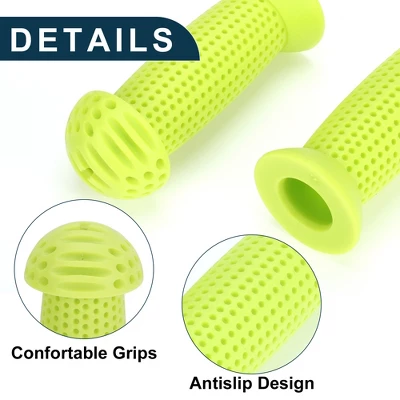 Unique Bargains Child Bike Handlebar Grips Covers 3.94" Green 1 Pair 3 Unique Bargains Child Bike Handlebar Grips Covers 3.94" Green 1 Pair - Image 3