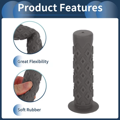 Unique Bargains Bike Handlebar Grips Covers 4.72" Gray 1 Pair 3 Unique Bargains Bike Handlebar Grips Covers 4.72" Gray 1 Pair - Image 3