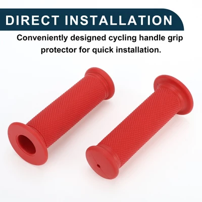 Unique Bargains Bike Handlebar Grips Covers 4.61" Red 1 Pair 5 Unique Bargains Bike Handlebar Grips Covers 4.61" Red 1 Pair - Image 5