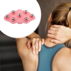 Unique Bargains Neck Shoulder PVC POM Seven Carbon Steel Balls Handheld Massager Pink Silver Tone 1 Pcs -Futuro Brand GUEST 2d930ec5 c437 4a6a 9b81 7e053c9a3561