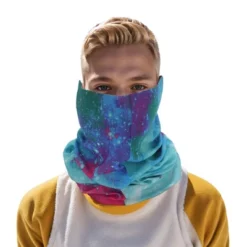 Unique Bargains Sunscreen Face Scarf Mask Blue Pink 1 Pc -Futuro Brand GUEST 2dbcacad e738 4718 a1b1 5b562ef426c8