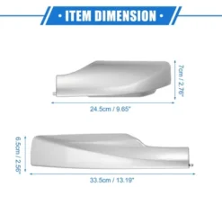 Unique Bargains Car Roof Rack Side Rails End Cover Shell Cap Compatible For Toyota RAV4 2006-2012 Silver Tone 4pcs -Futuro Brand GUEST 2f04c6fa 79b1 45d9 9d31 bce37f2d1ad3