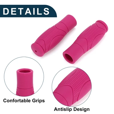 Unique Bargains Bike Handlebar Grips Covers 4.92" Long Pink 1 Pair 3 Unique Bargains Bike Handlebar Grips Covers 4.92" Long Pink 1 Pair - Image 3
