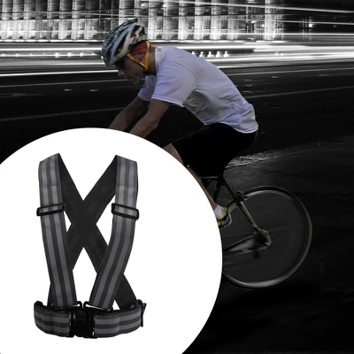 Unique Bargains Polyester High Visibility Safety Walking Cycling At Night Reflective Vest 1 Pc 1 Unique Bargains Polyester High Visibility Safety Walking Cycling At Night Reflective Vest 1 Pc