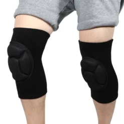 Unique Bargains Knee Brace Protection Polyester Soft Breathable Knee Pads Soft Breathable Knee Support Knee Brace For Sport Gym 1 Pair Black -Futuro Brand GUEST 2f1ce092 f747 4a49 bb51 c25100818154