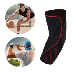 Unique Bargains Elbow Protection Elbow Pads Tightening Breathable Elbow Pads For Sports 1 Pair