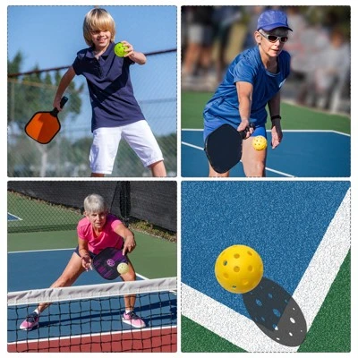 Unique Bargains 40 Holes Durable Precision Good Balance Application Pickleball Balls 8 Pcs 4 Unique Bargains 40 Holes Durable Precision Good Balance Application Pickleball Balls 8 Pcs - Image 4