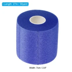 Unique Bargains PU Shock Absorbing Breathable Elastic Racket Accessories Badminton Grip Cushion Wrap