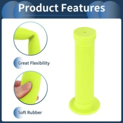 Unique Bargains Bike Handlebar Grips Covers 5.12" Yellow 1 Pair -Futuro Brand GUEST 3012c44d 0cbe 4a4e 9b49 5d53cbbdf12a