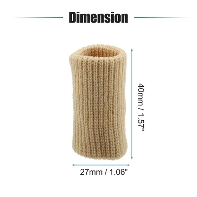 Unique Bargains Breathable Finger Sleeves Thumb Braces Support Elastic Compression Protectors For Relaxing Pain 30pcs 2 Unique Bargains Breathable Finger Sleeves Thumb Braces Support Elastic Compression Protectors For Relaxing Pain 30pcs - Image 2