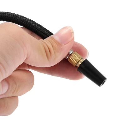 Unique Bargains Bicycle Air Pump With Needle Nozzle Hose Black 1 Set 4 Unique Bargains Bicycle Air Pump With Needle Nozzle Hose Black 1 Set - Image 4