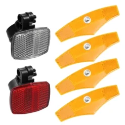 Unique Bargains Handlebar And Seatpost Bike Wheel Spoke Reflectors Accessories Tape Red White 6pcs -Futuro Brand GUEST 314e40bc 06ba 440a a000 9d7c73bd1746