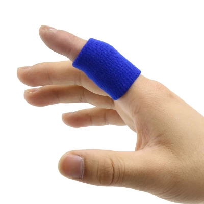 Unique Bargains 10pcs Blue Cotton Stretch Sport Anti-dislocation Protector Finger Sleeve Support 1 Unique Bargains 10pcs Blue Cotton Stretch Sport Anti-dislocation Protector Finger Sleeve Support