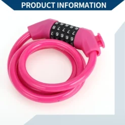 Unique Bargains Bike Lock Adjustable Bike Chain Lock 5 Digit Resettable Bike Cable Lock Purple -Futuro Brand GUEST 3603e724 9b8a 417b b416 0f8a79cfd74c