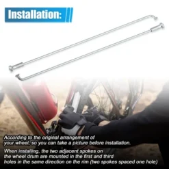 Unique Bargains 14G J Bend Bicycle Galvanized Spokes 36 Pcs -Futuro Brand GUEST 3629676f 367a 49a5 927d 0769933491f2