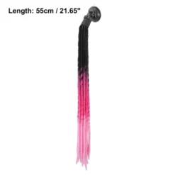 Unique Bargains Bike Motorcycle Suction Cup Helmet Decor Ponytail Black Rose Red Pink 21.65" 1 Pc -Futuro Brand GUEST 369e3737 ed13 41b7 9bc5 a6c5cad9a13d