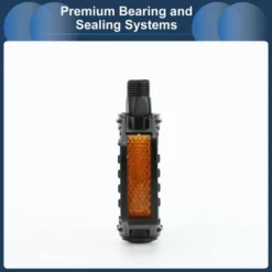 Unique Bargains Cycling Bicycle Pedals 9/16" Spindle Aluminum Alloy For Road Mountain BMX MTB Bike Black -Futuro Brand GUEST 36ab29e0 9525 44eb b1e1 fc15ea472d49