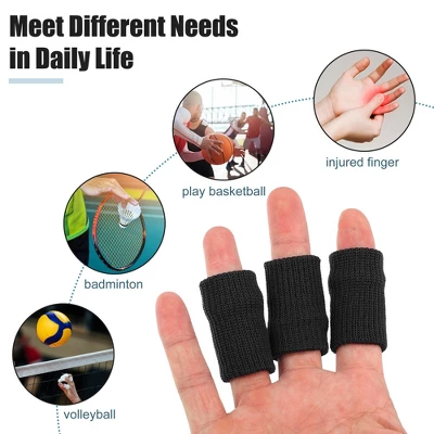 Unique Bargains Breathable Finger Sleeves Thumb Braces Support Elastic Compression Protectors For Relaxing Pain 40pcs 5 Unique Bargains Breathable Finger Sleeves Thumb Braces Support Elastic Compression Protectors For Relaxing Pain 40pcs - Image 5