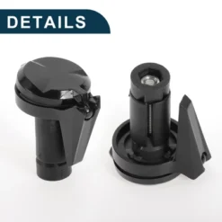 Bike Rearview Mirror 46x32x44mm Adjustable | Front Handlebar Bike Mirror Black With Mounting Accessories For Bicycle Mountain Road Bike 1 Set -Futuro Brand GUEST 36f77254 cd92 4876 8e87 95027bece157